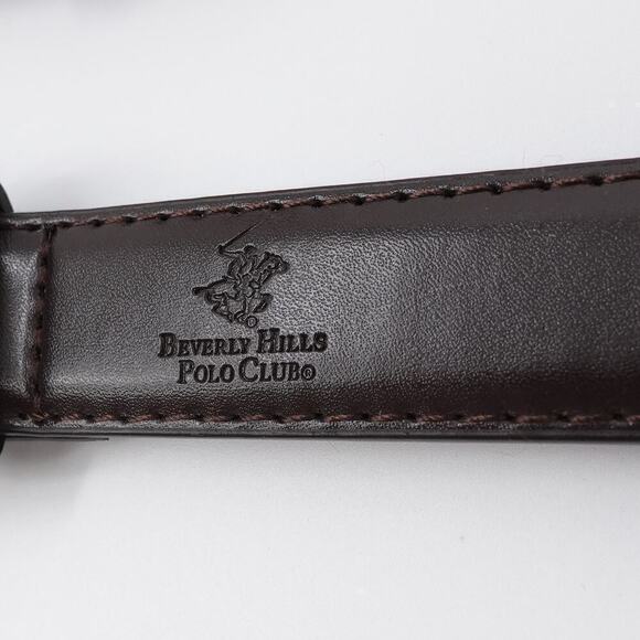 Bundle Lauren Ralph Lauren-Beverly Hills Polo Club Leather Belt Medium Brown - Picture 4 of 16